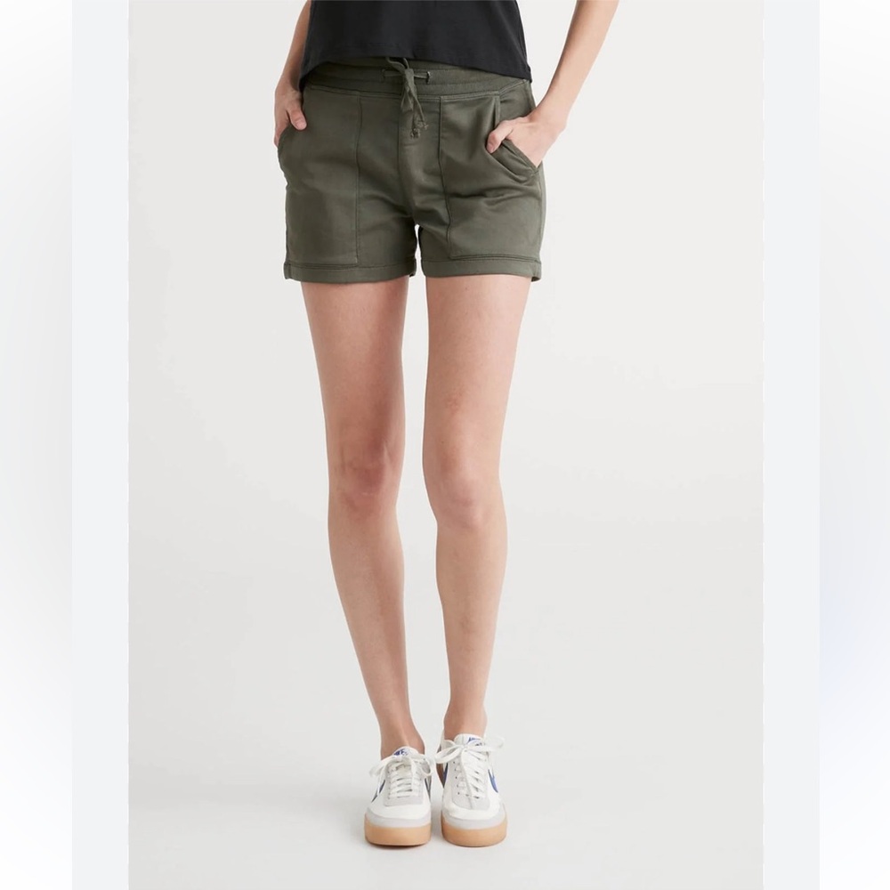 1990s Cherokee khaki Green Mom Short -100% cotton -Drawstring waist -Sz 10